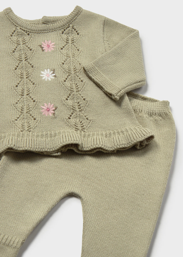 MAYORAL GIRL LEGGINGS AND SWEATER SET