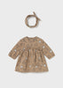 MAYORAL HEART JACQUARD DRESS WITH HEADBAND