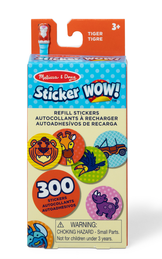 STICKER WOW! REFILL STICKERS - TIGER