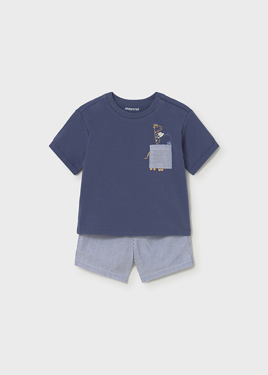 MAYORAL SHORTS AND T-SHIRT 2-PIECE SET