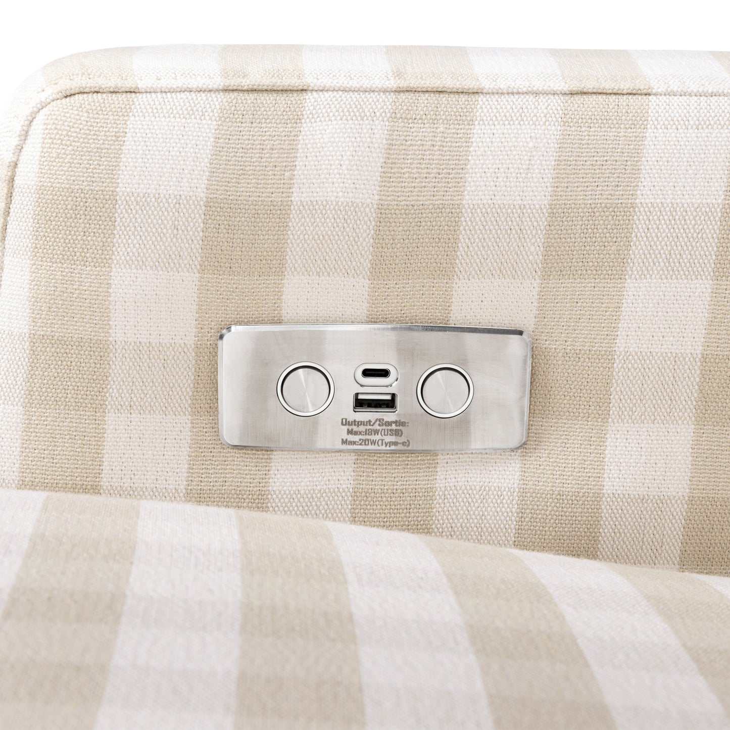 NAMESAKE CREWE ELECTRONIC RECLINER AND SWIVEL GLIDER