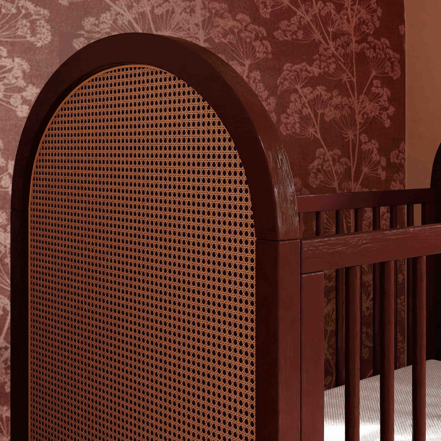 BABYLETTO BONDI CANE 3-IN-1 CONVERTIBLE CRIB WITH TODDLER BED CONVERSION KIT