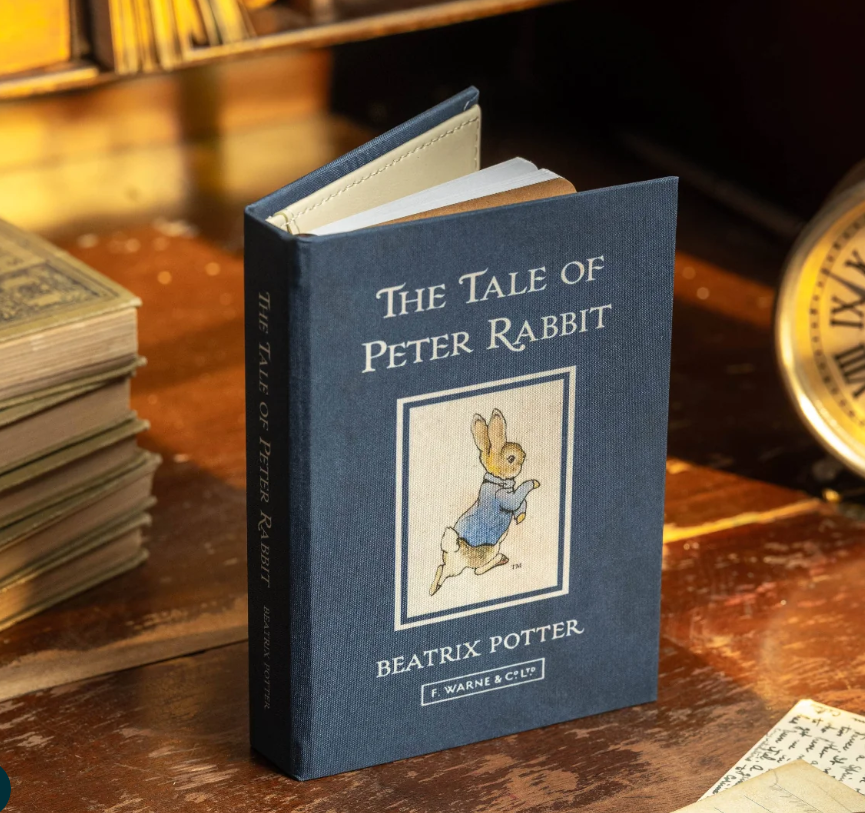 THE TALE OF PETER RABBIT BY BEATRIX POTTER PASSPORT/NOTEBOOK  WALLET