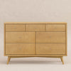 Palma 7-Drawer Double Dresser, Assembled in Warm White
