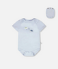 DEUX PAR DEUX ORGANIC COTTON JERSEY ONESIE