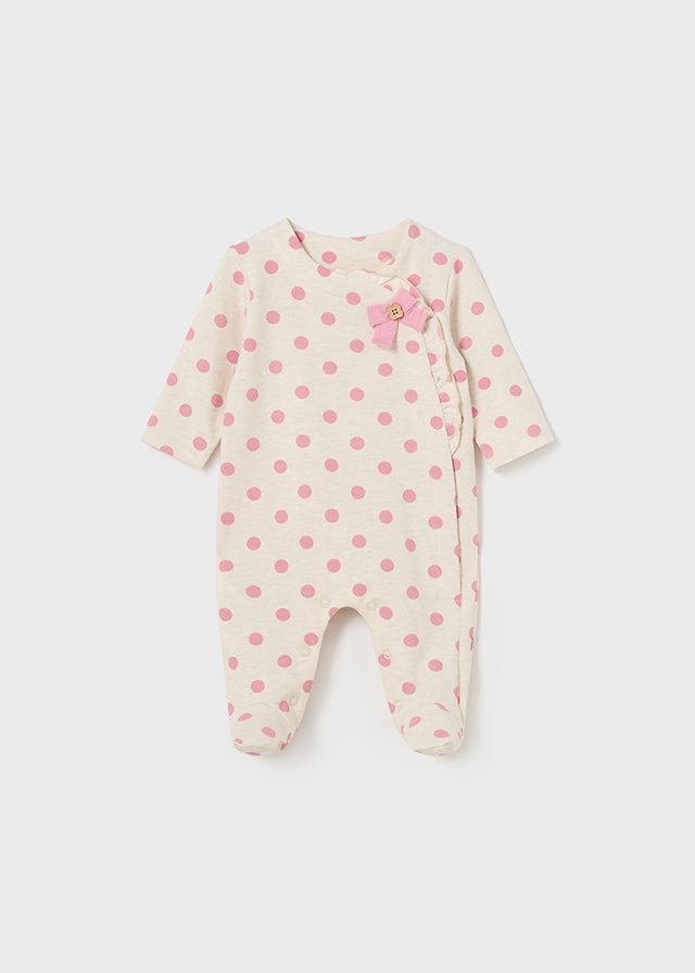 MAYORAL ONE-PIECE FOOTIE -PINK