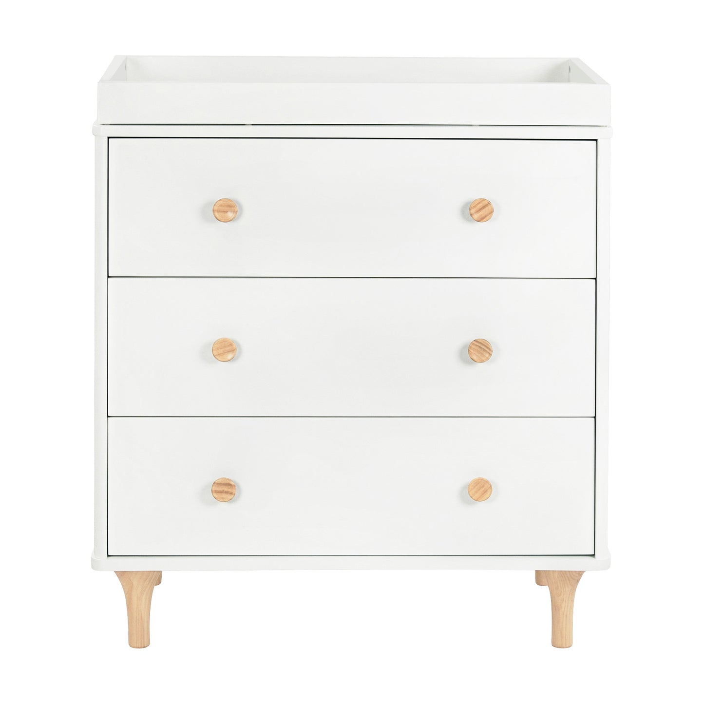 BABYLETTO LOLLY 3-DRAWER CHANGER DRESSER WITH REMOVABLE CHANGING TRAY