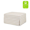 Crawford Gliding Ottoman in Tan Gingham