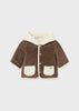 MAYORAL REVERSIBLE FAUX SHEEPSKIN COAT