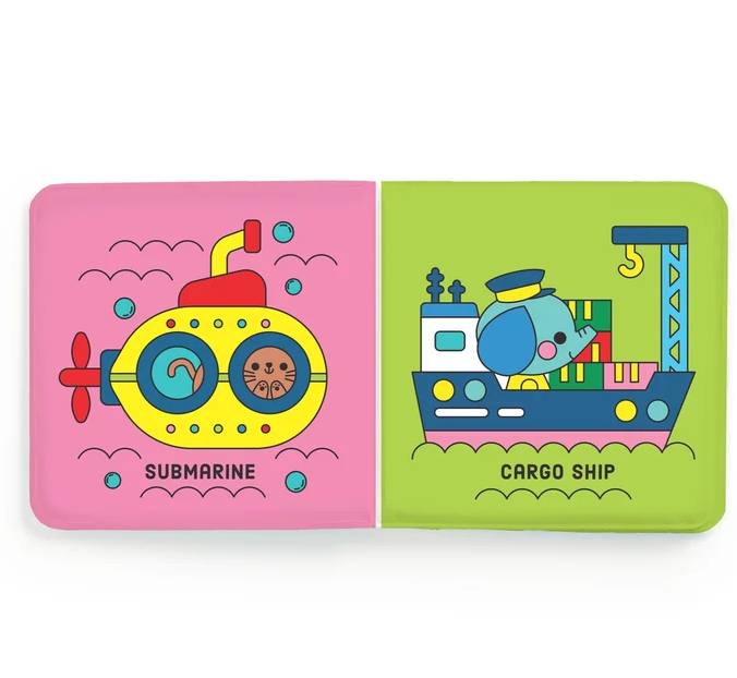 BUSY BOATS COLOR MAGIC BATH BOOK