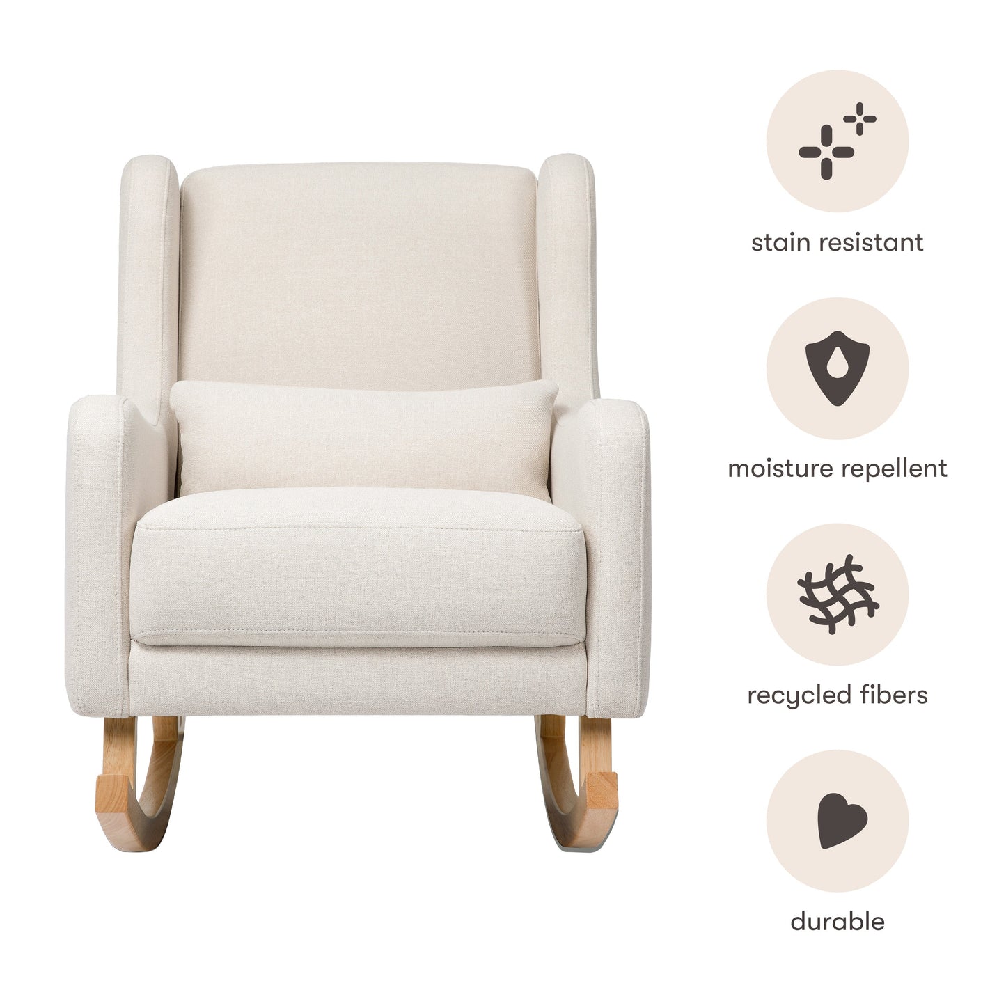 BABYLETTO KAI ROCKER IN ECO-PERFORMANCE FABRIC | WATER REPELLENT & STAIN RESISTANT