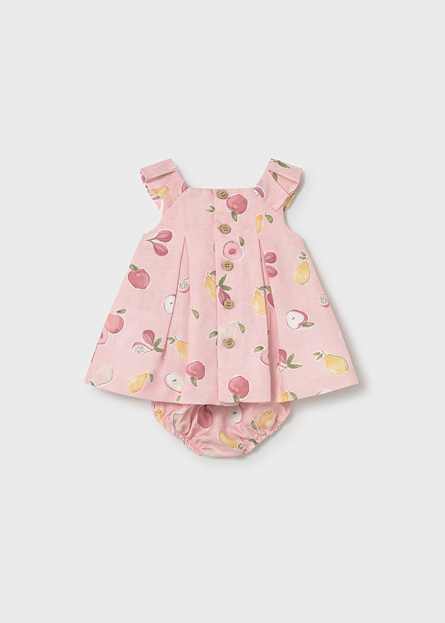 MAYORAL GIRL PRINTED DRESS WITH BLOOMERS