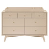 Palma 7-Drawer Double Dresser, Assembled in Warm White