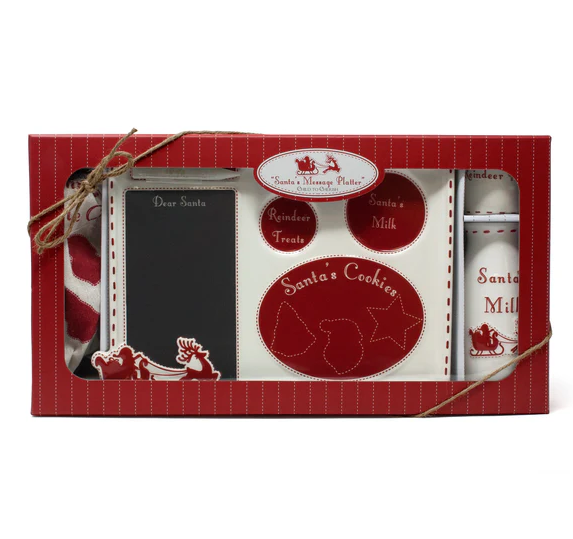 SANTA'S COOKIE PLATTER W/ CUTTERS