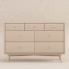 Palma 7-Drawer Double Dresser, Assembled in Warm White
