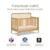 Liberty 4-in-1 Convertible Spindle Crib in Warm White