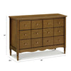 Liberty 6-Drawer Assembled Dresser in Warm White