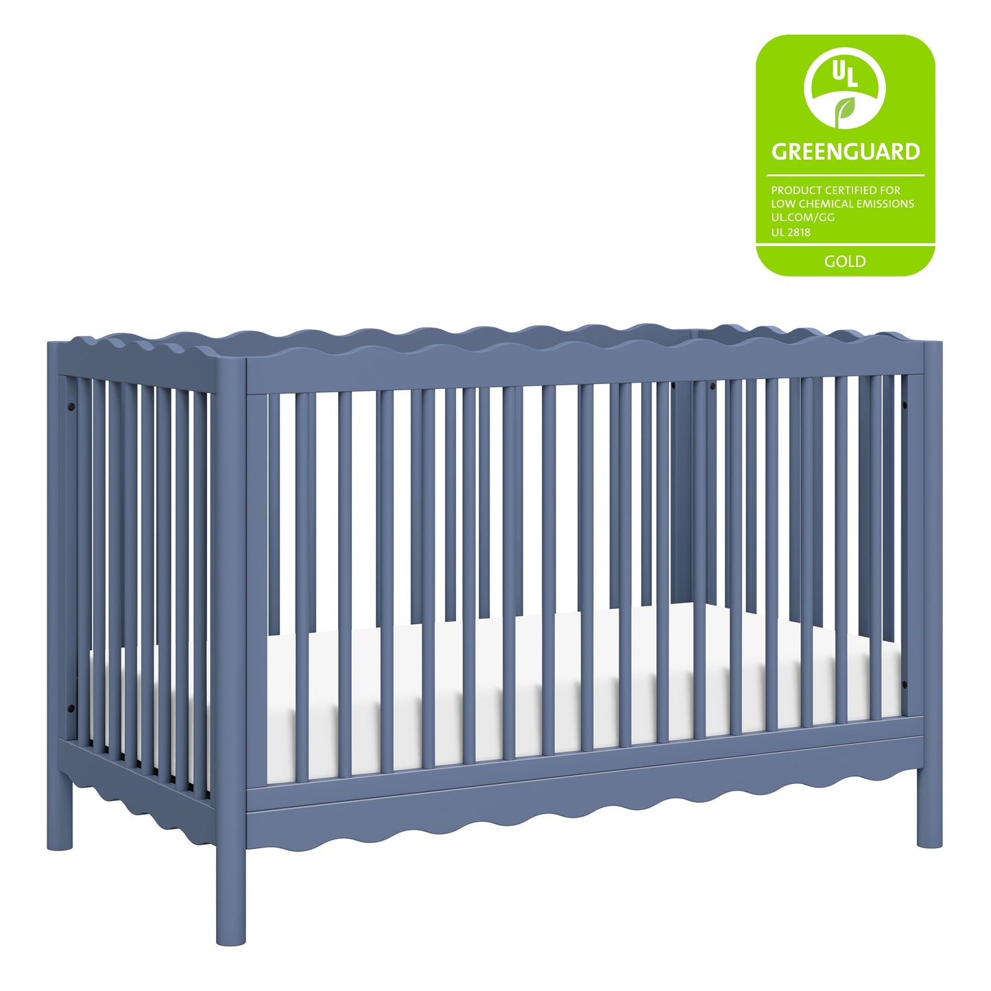 BABYLETTO SWELL 4-IN-1 CONVERTIBLE CRIB WITH TODDLER BED CONVERSION KIT