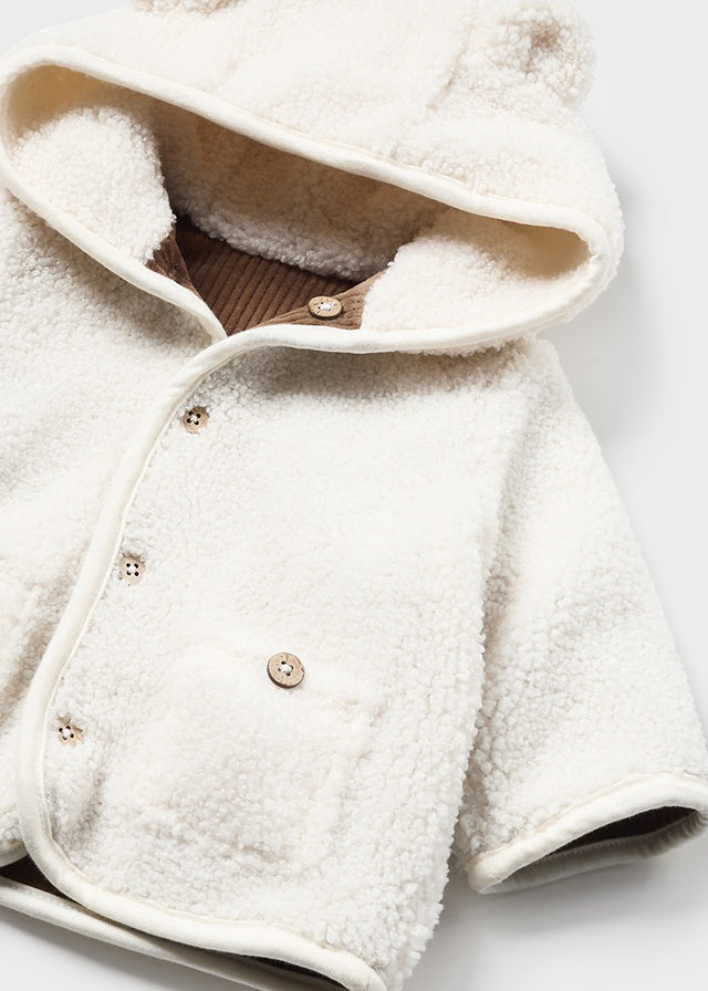 MAYORAL REVERSIBLE FAUX SHEEPSKIN COAT