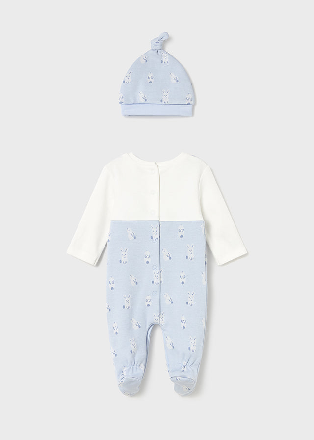 MAYORAL ONE-PIECE WITH HAT BLUE