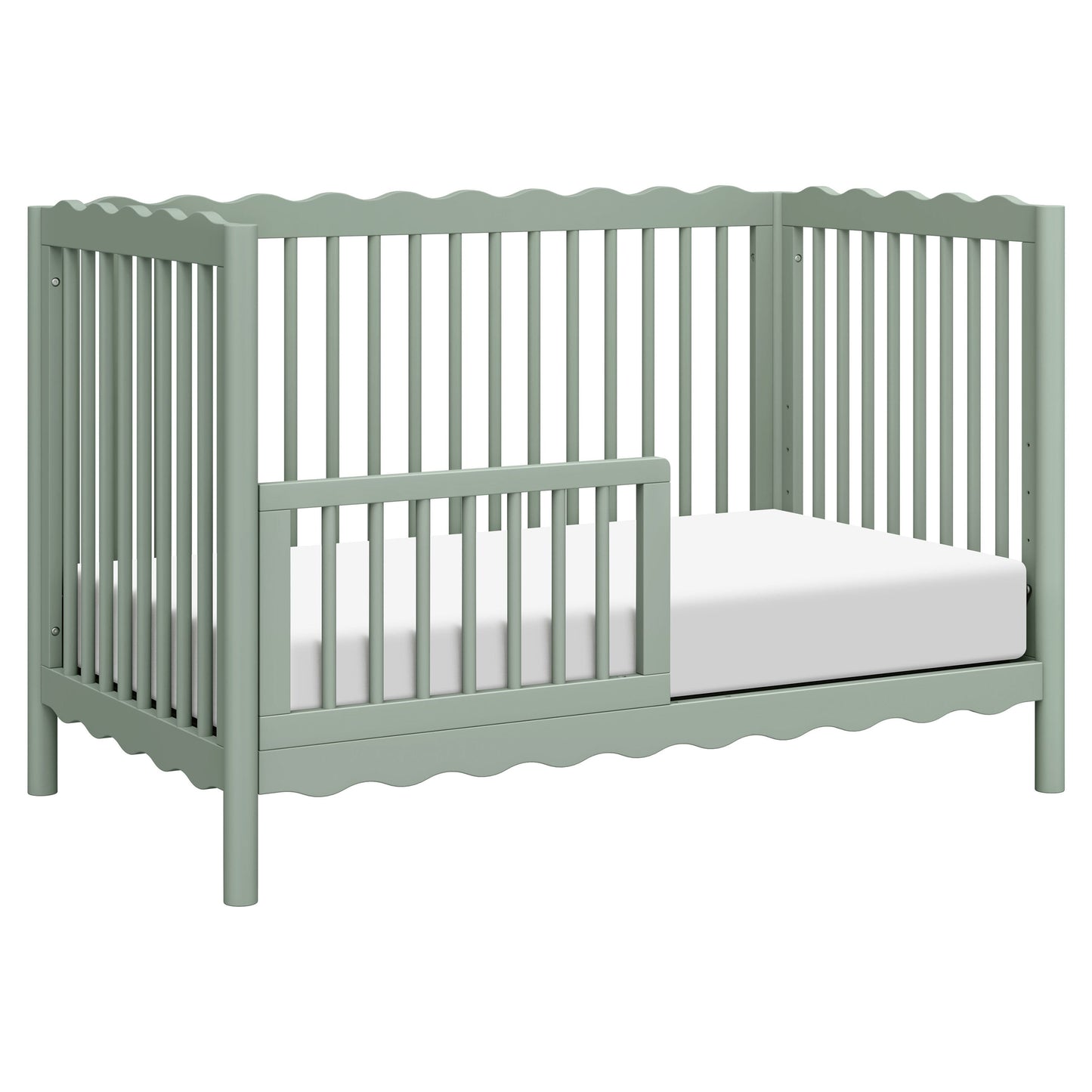 BABYLETTO SWELL 4-IN-1 CONVERTIBLE CRIB WITH TODDLER BED CONVERSION KIT