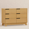 Hudson 6-Drawer Double Dresser, Assembled in Honey