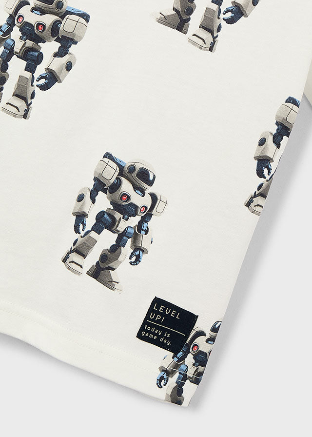 MAYORAL BOY ROBOT GRAPHIC T-SHIRT