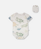 DEUX PAR DEUX ORGANIC COTTON JERSEY ONESIE