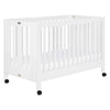 Maki Full-Size Folding Crib w/ Toddler Bed Conversion Kit in Honey