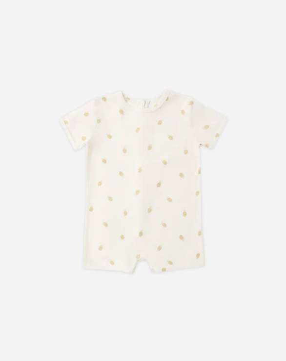 RYLEE + CRU SHORTY ONE-PIECE PINEAPPLE