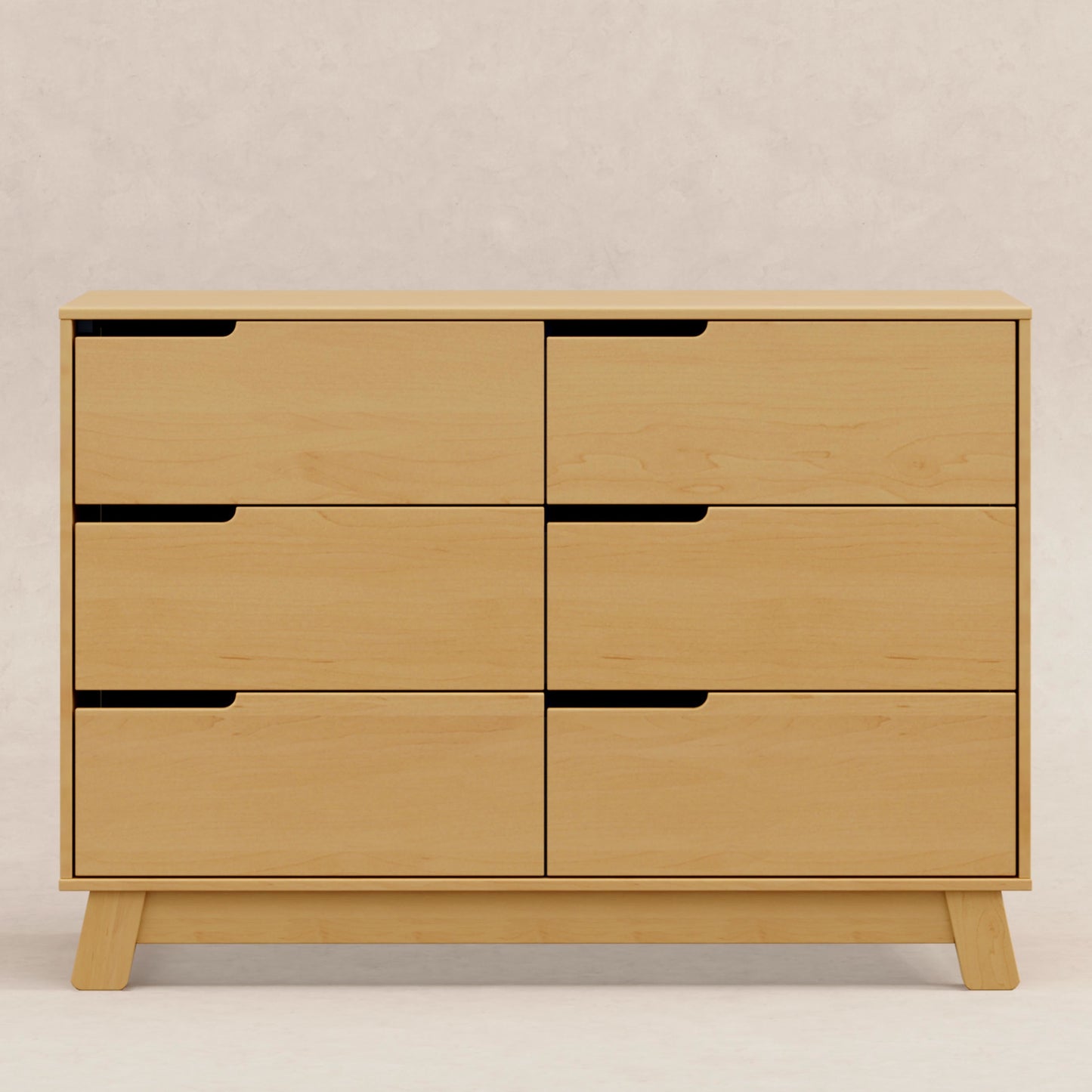 Hudson 6-Drawer Double Dresser, Assembled in Honey