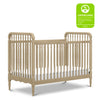 Liberty 3-in-1 Convertible Spindle Crib w/Toddler Bed Conversion Kit in Dusty Rose