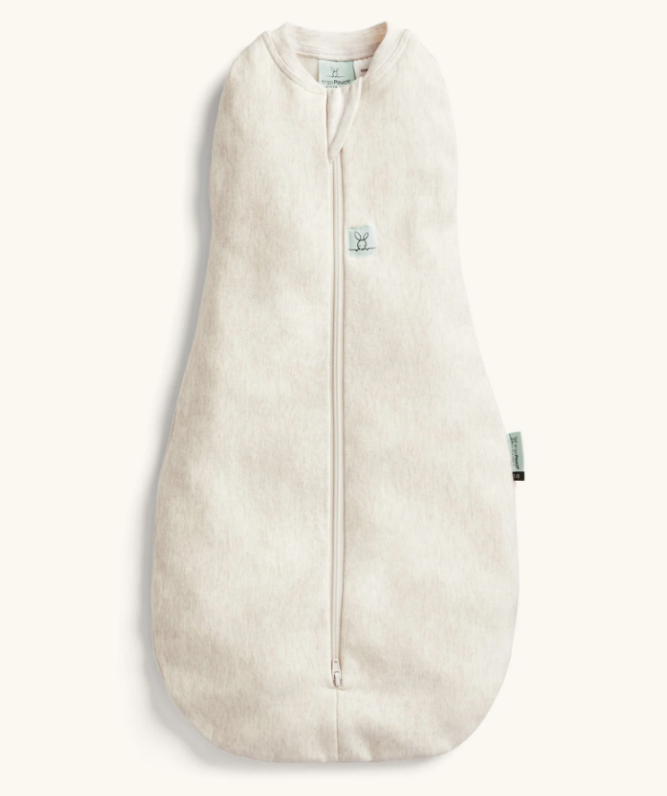 ERGOPOUCH COCOON SWADDLE SACK 0.2 TOG OATMEAL MARLE