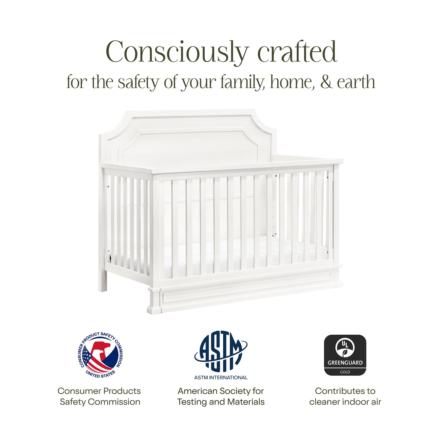 NAMESAKE EMMA REGENCY 4-IN-1 CONVERTIBLE CRIB