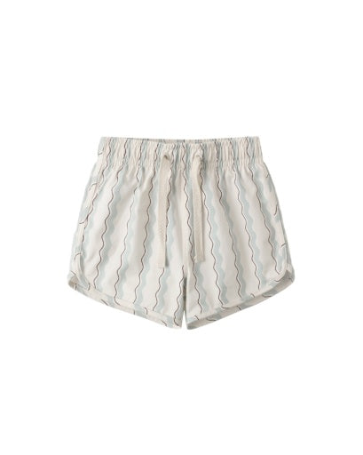 RYLEE + CRU  SWIM TRUNK WAVE STRIPE