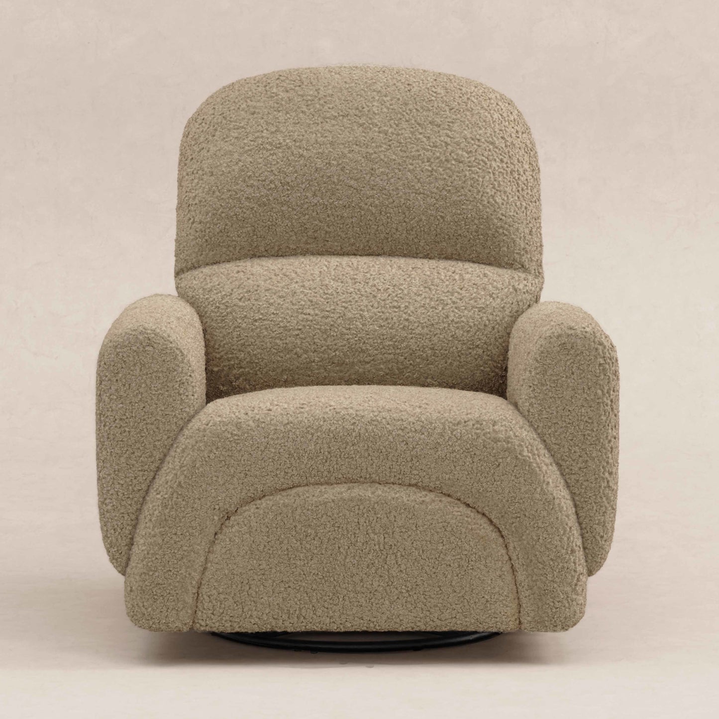 BABYLETTO RAINBOW RECLINER AND SWIVEL GLIDER IN TEDDY LOOP