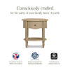 Liberty Assembled Nightstand in Warm White