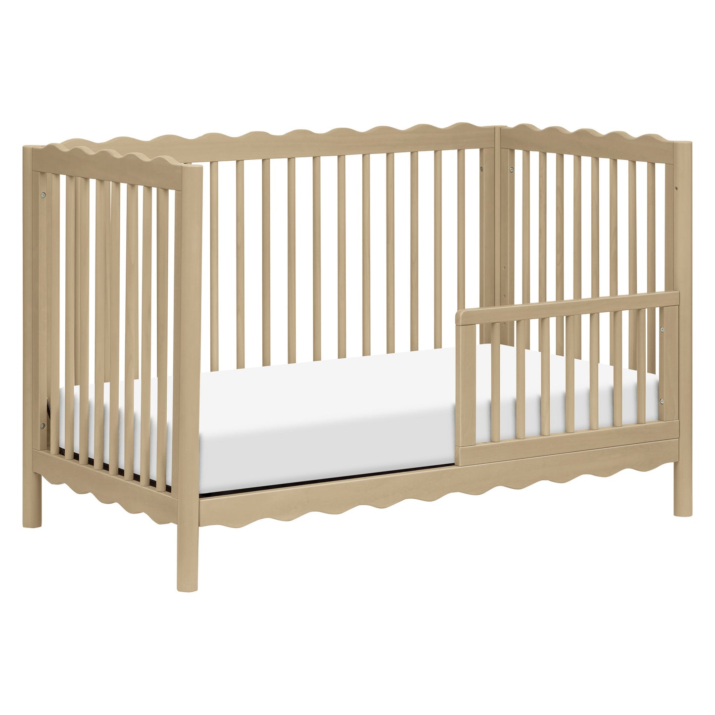 BABYLETTO SWELL 4-IN-1 CONVERTIBLE CRIB WITH TODDLER BED CONVERSION KIT