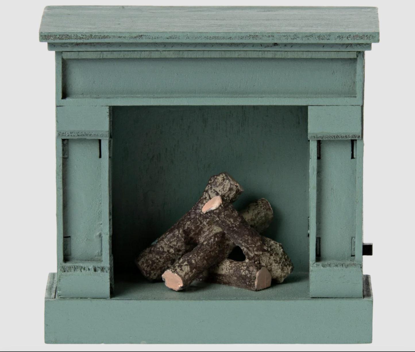 MAILEG FIREPLACE, MOUSE - BLUE