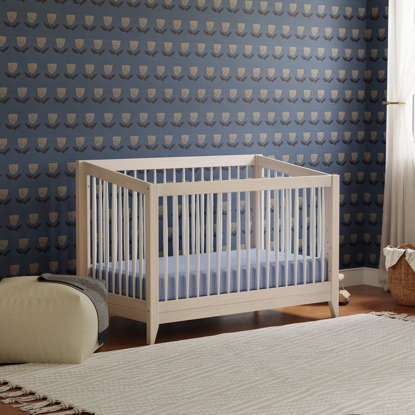 BABYLETTO SPROUT 4-IN-1 CONVERTIBLE CRIB WITH TODDLER BED CONVERSION KIT