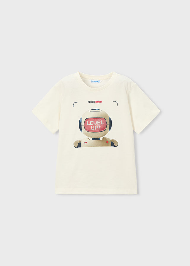 MAYORAL BOY INTERACTIVE ROBOT GRAPHIC T-SHIRT