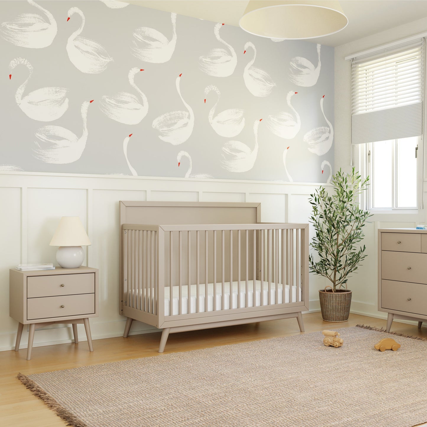 BABYLETTO PALMA 4-IN-1 CONVERTIBLE CRIB WITH TODDLER BED CONVERSION KIT