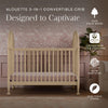 Alouette 3-in-1 Convertible Spindle Crib in Washed Pine