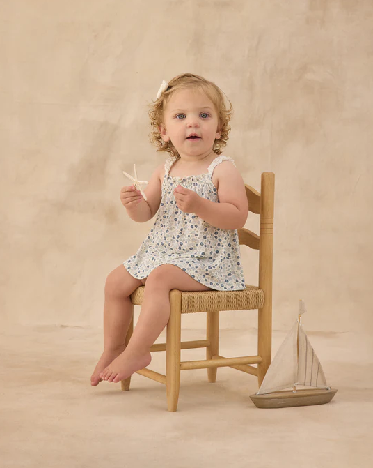 RYLEE + CRU SWING TOP & BLOOMER SET BLUE DITSY