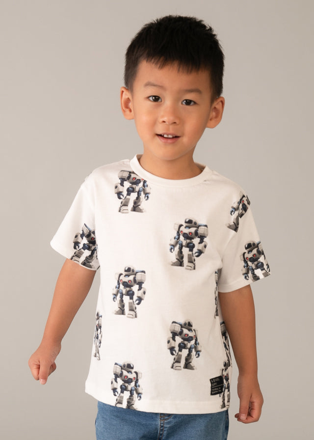 MAYORAL BOY ROBOT GRAPHIC T-SHIRT