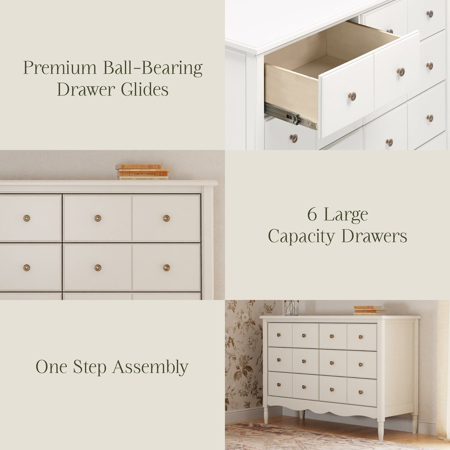 Liberty 6-Drawer Assembled Dresser in Cove Blue