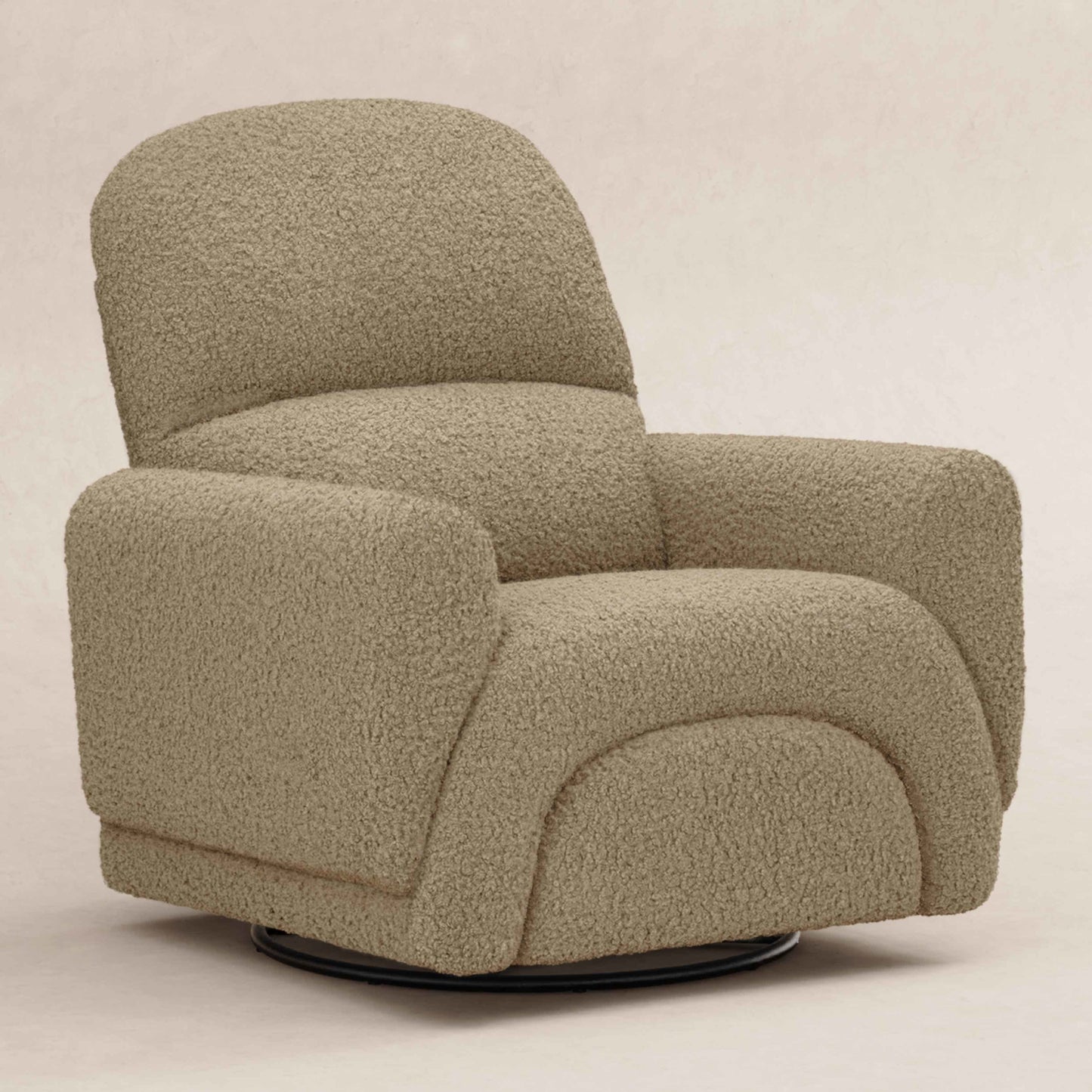 BABYLETTO RAINBOW RECLINER AND SWIVEL GLIDER IN TEDDY LOOP