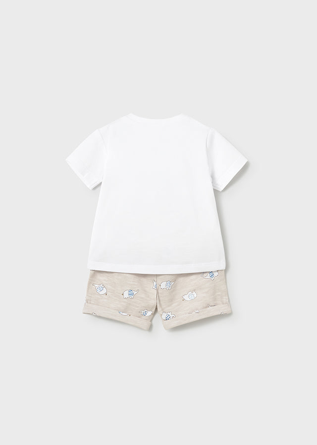 MAYORAL 2 PIECE BOYS SHORT SET