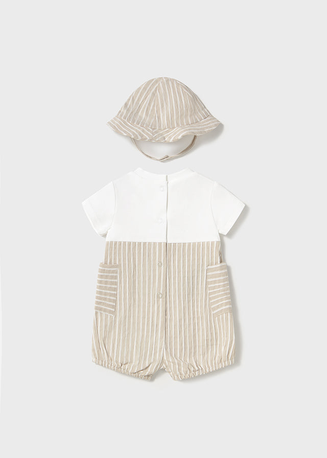 MAYORAL SHORT BODYSUIT WITH HAT