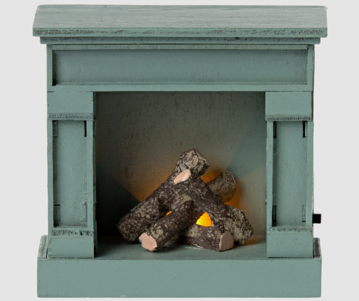 MAILEG FIREPLACE, MOUSE - BLUE